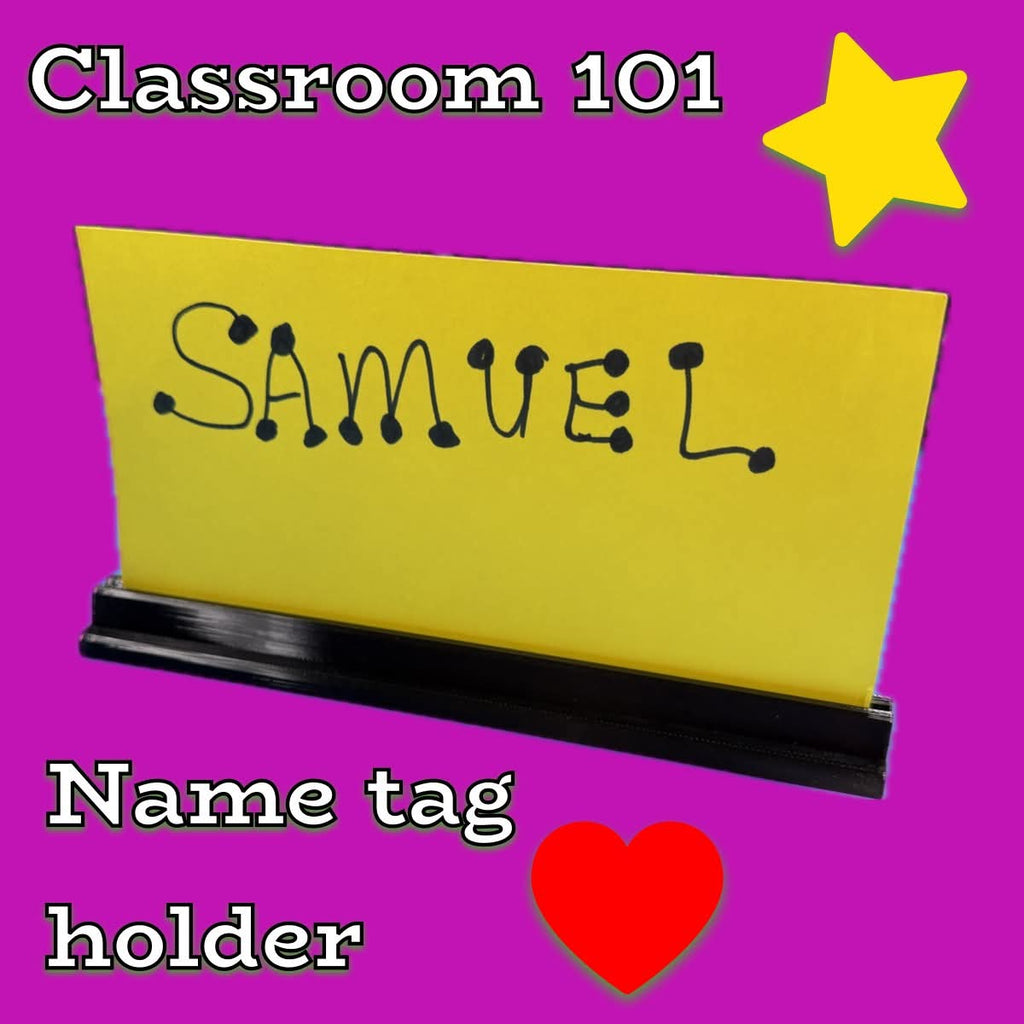 Teacher's Best Friend Name Tag Holder ⭐