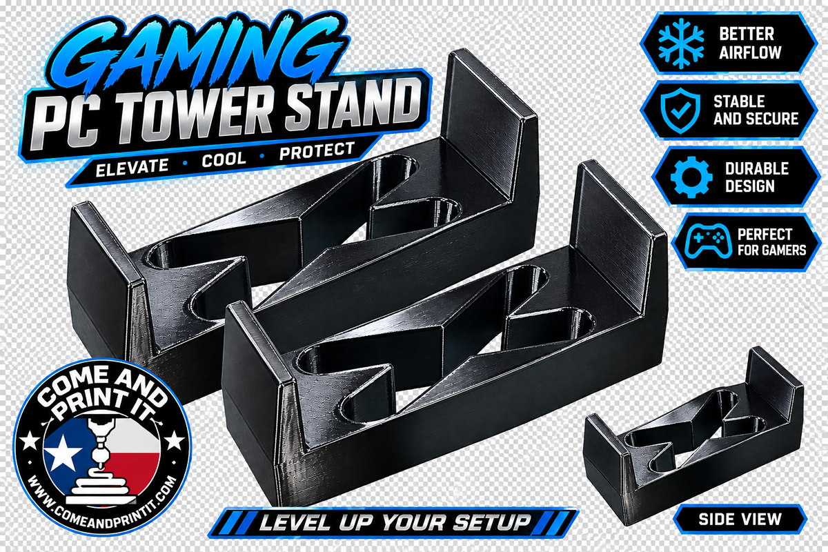 HDZ3D Gaming PC Tower Stands