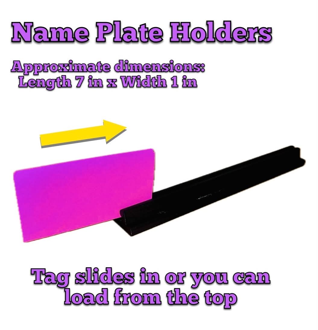 Teacher's Best Friend Name Tag Holder ⭐